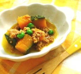 1歳からの「かぼちゃの煮物☆カレー風味」